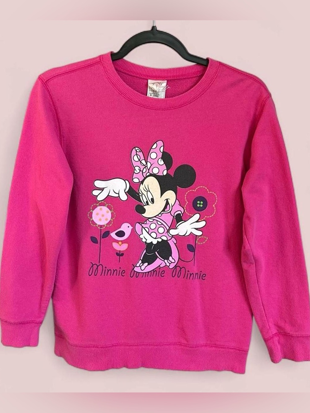 Y2K Minnie Mouse Crewneck Sweatshirt